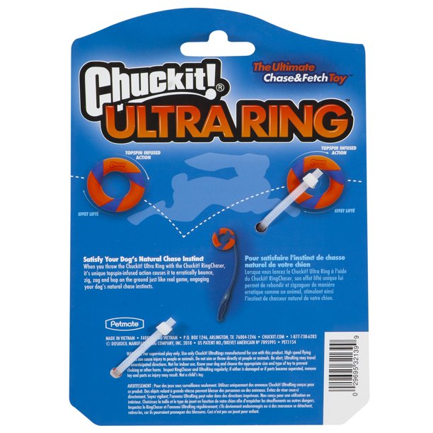 Chuckit Ultra Ring Fetch Toy For Dogs