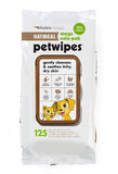 Petkin Gently Cleanses & Soothes Itchy, Dry Skin Mega Value Petwipes - Oatmeal