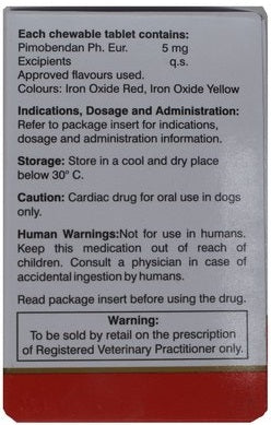 Savavet Safeheart 5 mg – Pimobendan Chewable Tablets for Dogs