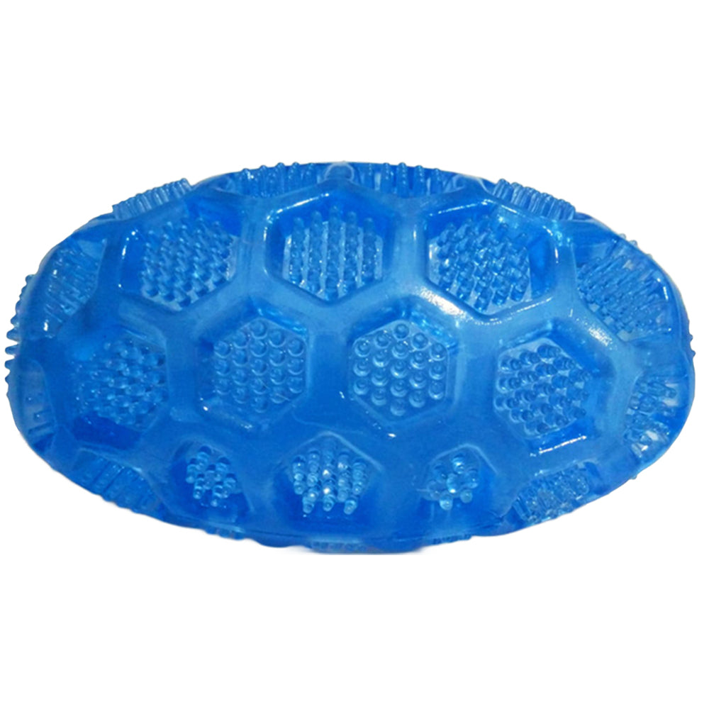 EE Toys Blue Diamond Rugby Chew Dog Toy