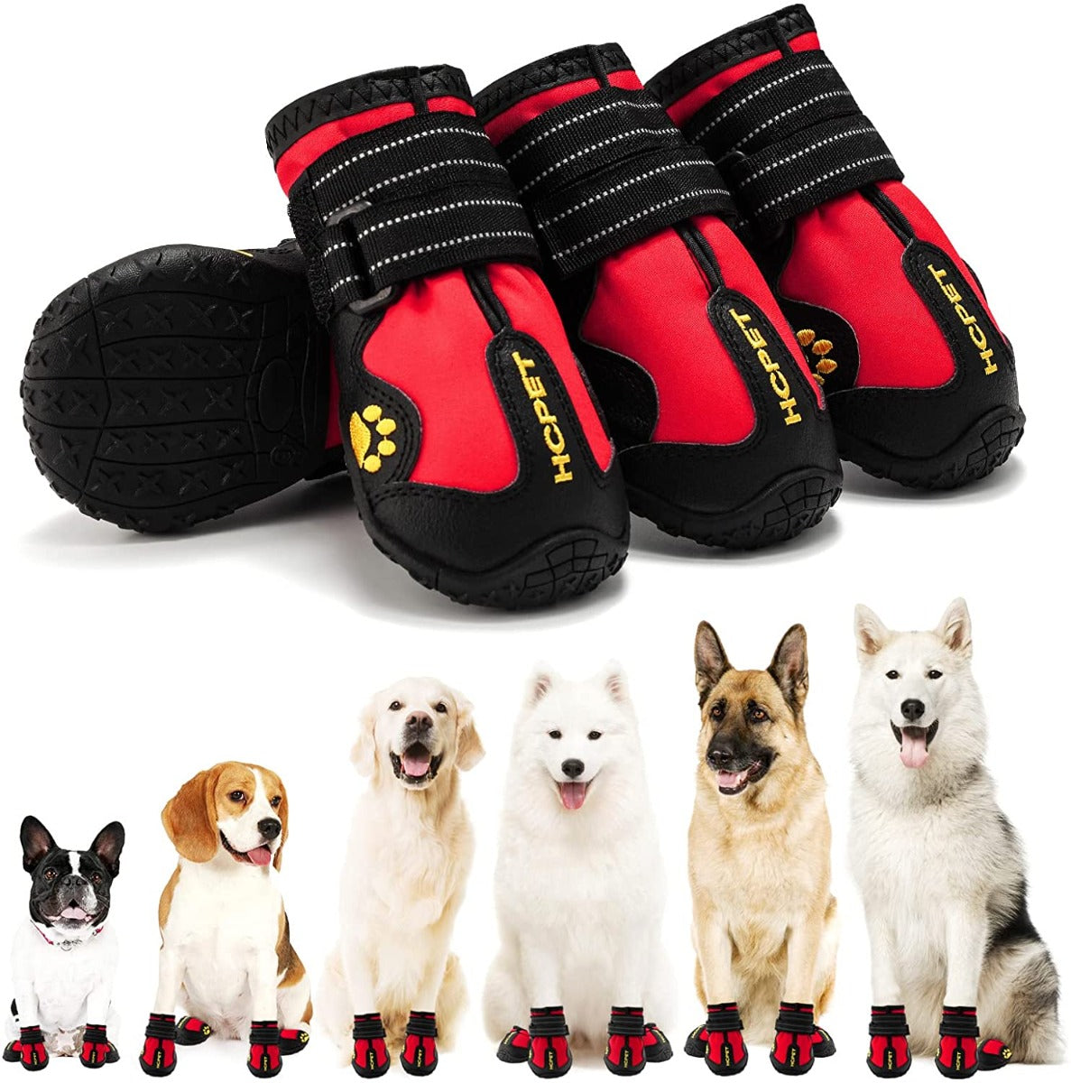 Pawz Waterproof Dog Boots - Medium - Black
