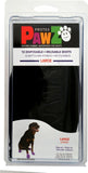 Pawz Waterproof Dog Boots - Large - Black 12 PCS