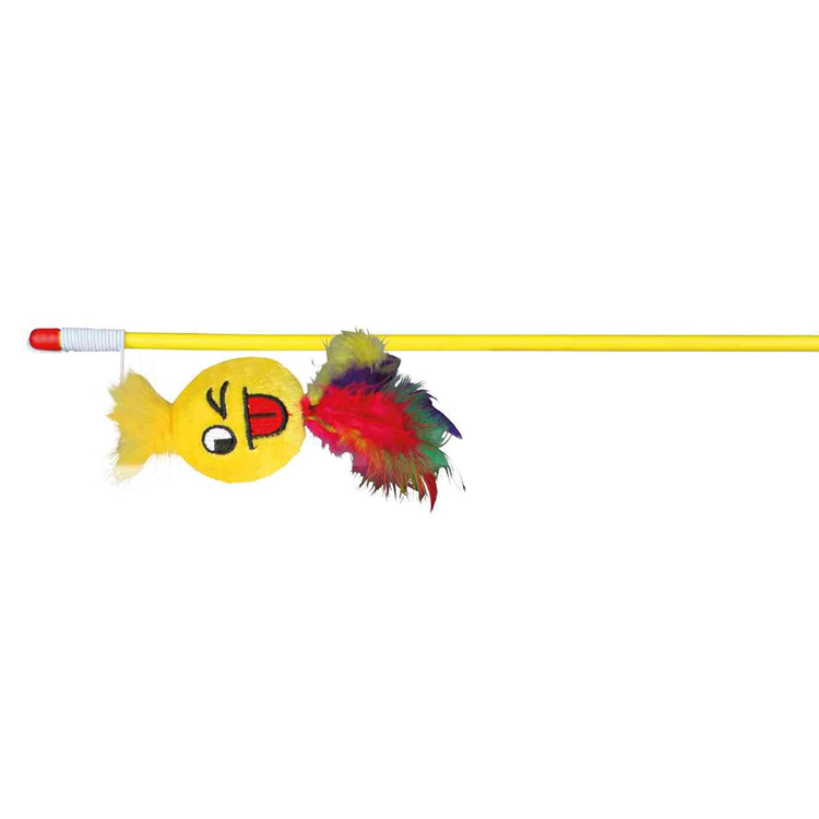 Trixie Playing Rod With Smiley Cat Toy