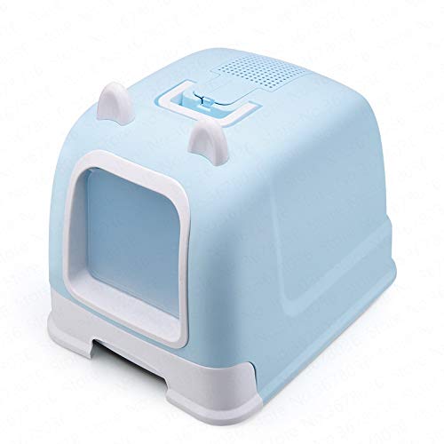 Pets Empire Enclosed Cat Litter Box with Lid & Handle