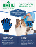 Basil Five Finger Deshedding Glove