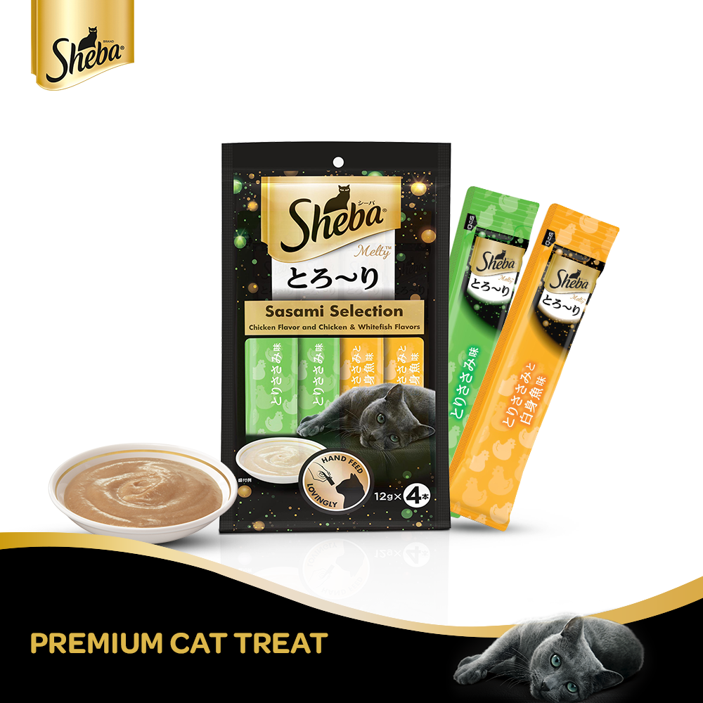 Sheba : Melty Maguro Selection Creamy Cat Treat – Chicken & Whitefish Flavors