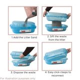 M-Pets Alexandria Cat Litter Tray with Rim