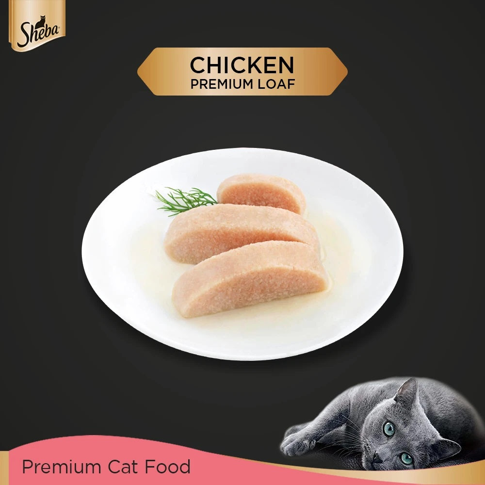 Sheba Chicken Premium Loaf Kitten Pouch