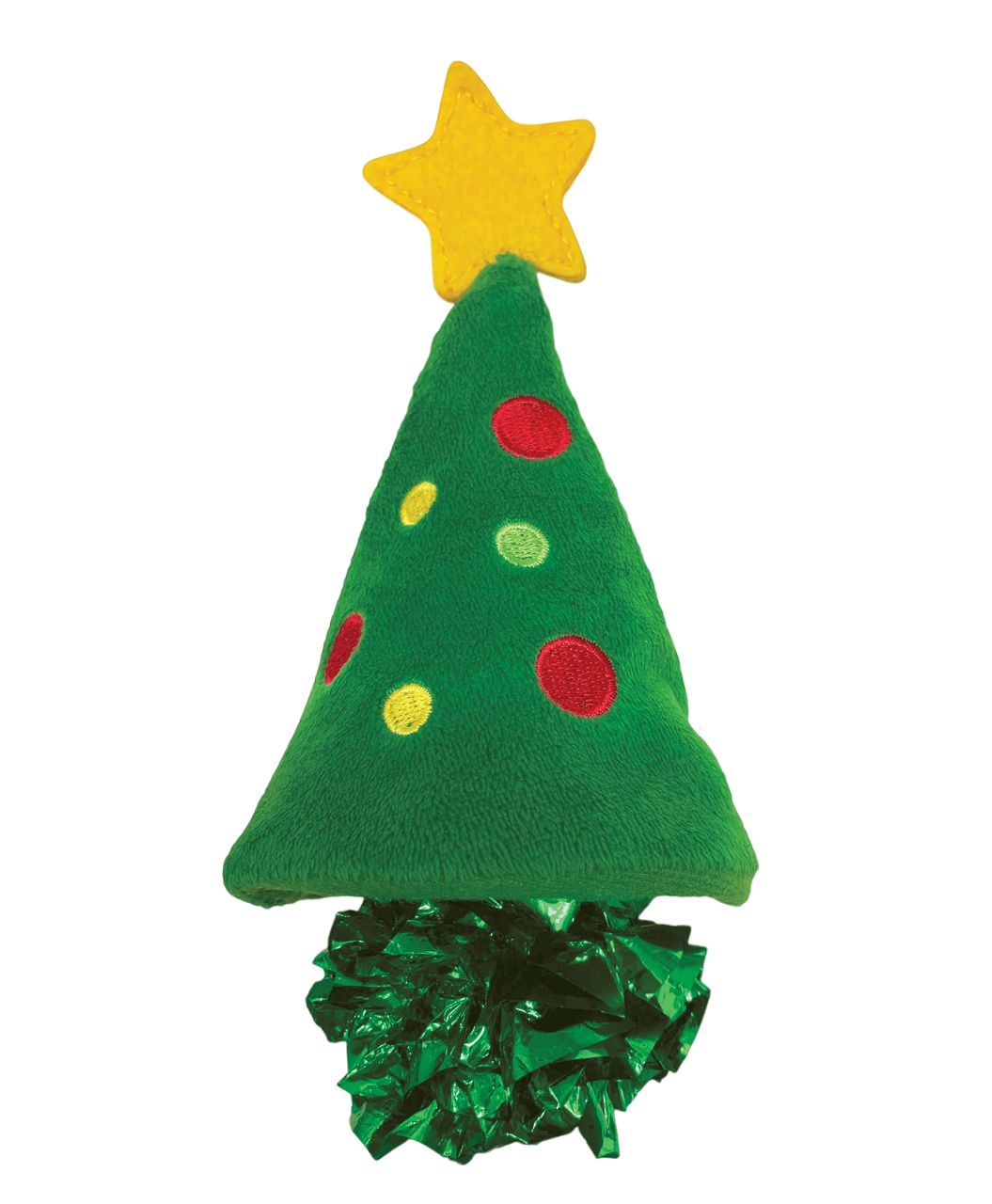 Kong Holiday Crackles Chrismaas Tree Cat Toy