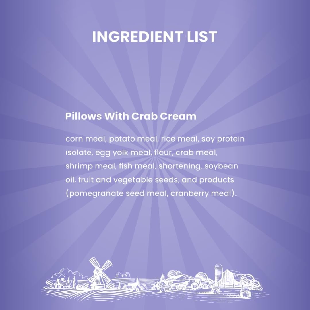 Cat Fest Pillows With Crab Creme Cat Treat