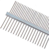 Smarty Pet Plastic Handle Double Side Comb With Paw Symbols (Color May Vary)