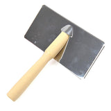 Smarty Pet Wooden Handle Slicker Brush - Red