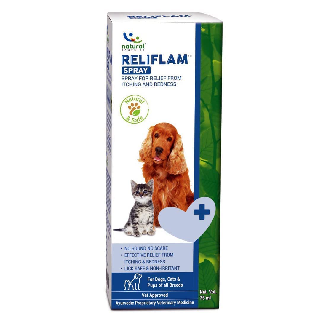 Natural Remedies RELIFLAM Spray – For Relief from Itching & Redness