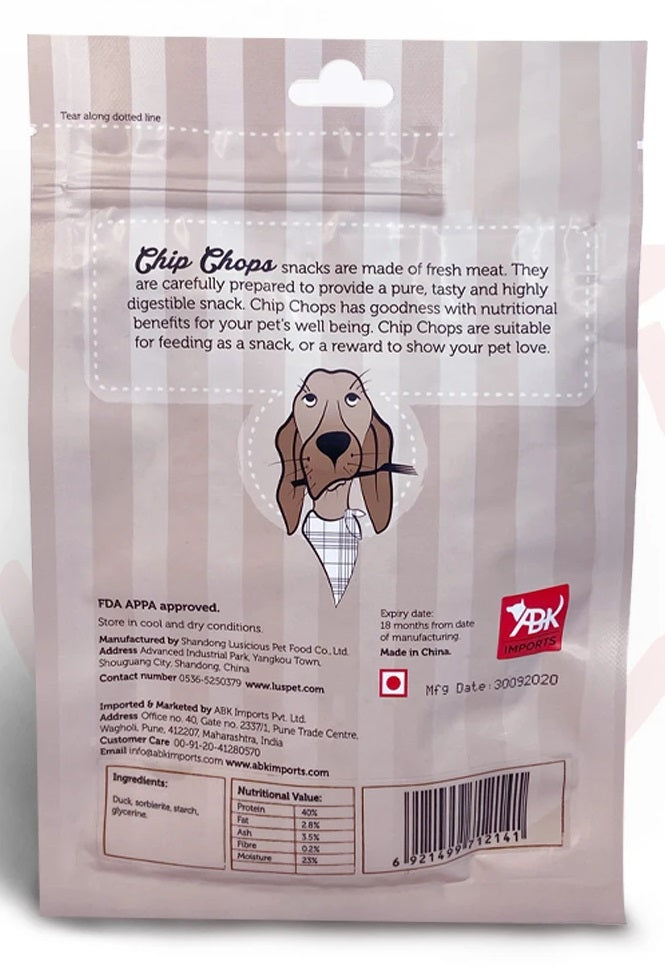 Chip Chops : Roast Duck Strips Dog Treats