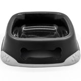 Nunbell Elegant Square Bowl With Paw Design Non-Skid Rubber Bottom