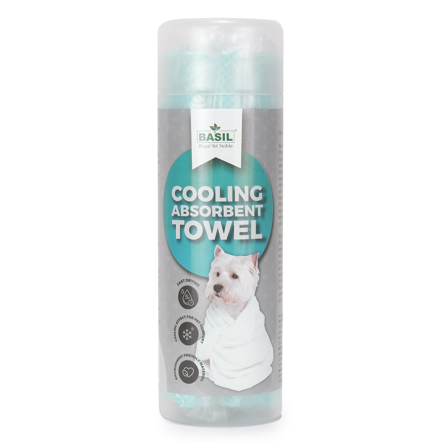 Basil Cooling Absorbent Towel