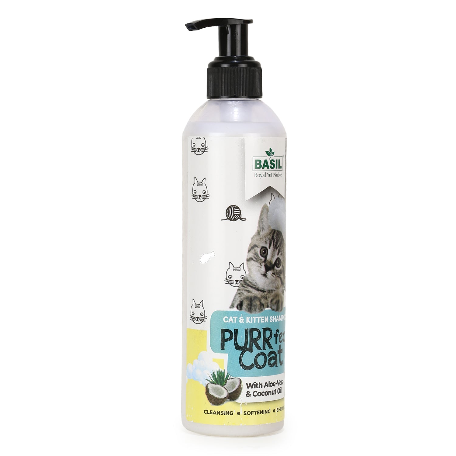 Basil PurrFect Coat Cat & Kitten Shampoo