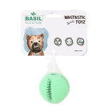 Basil Solid Ball with Hollow Centre & Grooves in Sides Dog Toys