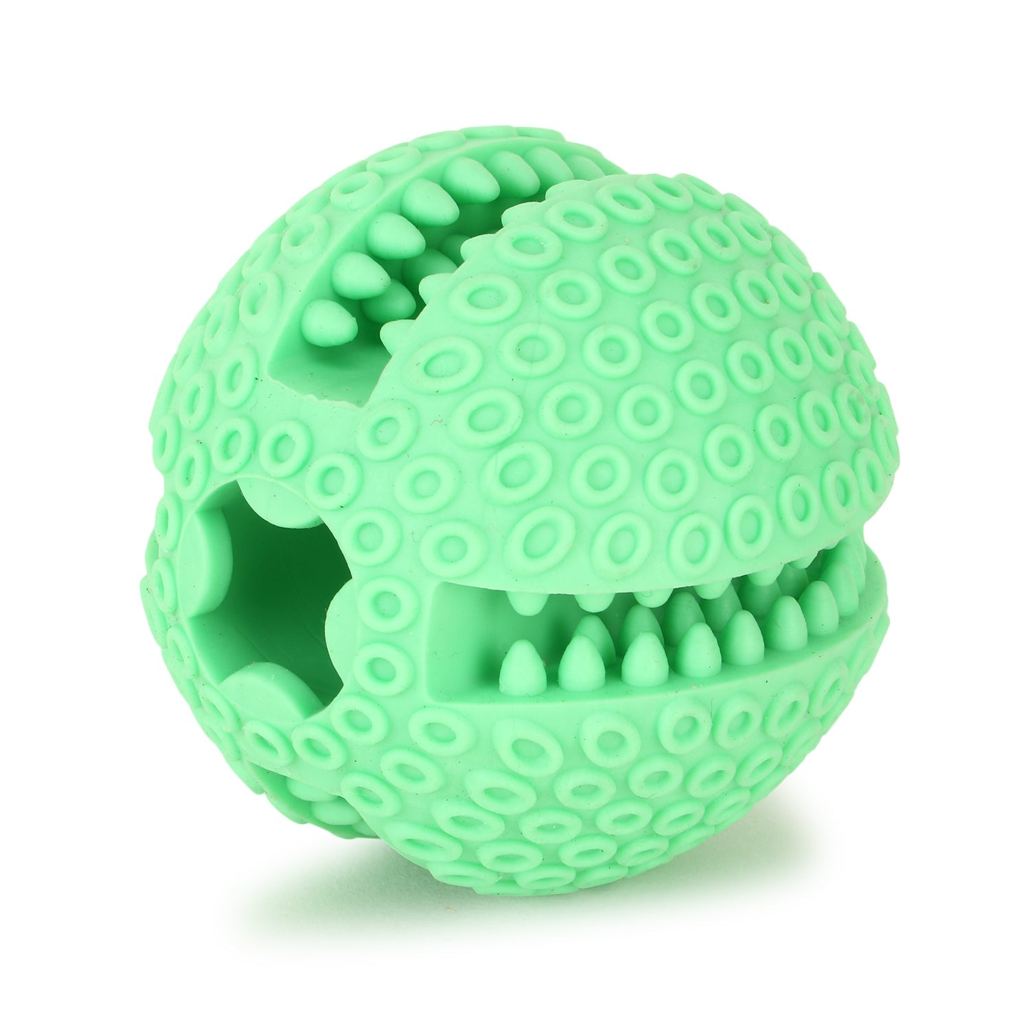 Basil Solid Ball with Hollow Centre & Grooves in Sides Dog Toys