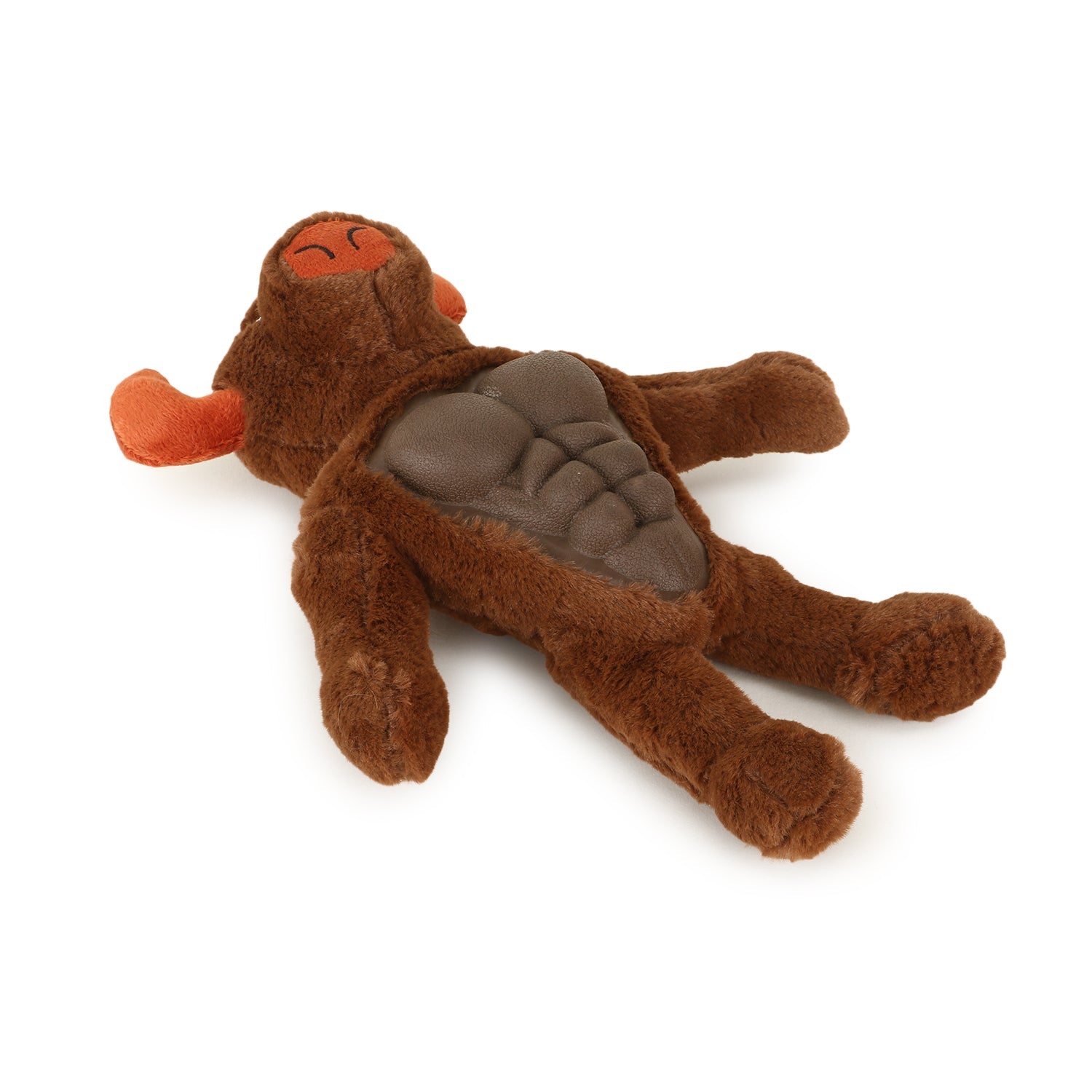 Basil Bull Shape Plush With Squeaky Dog Toy