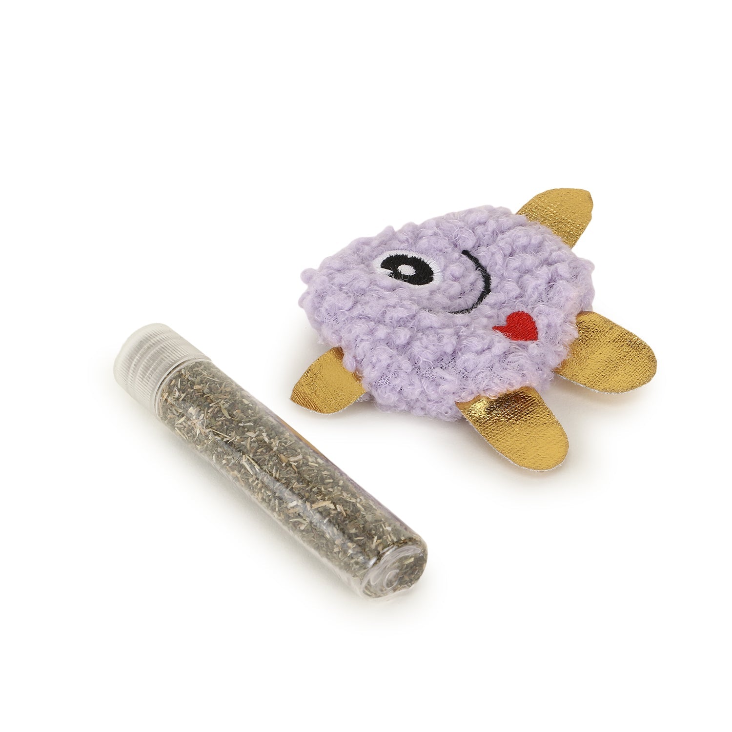 Basil Plush Toy With Catnip - Purple