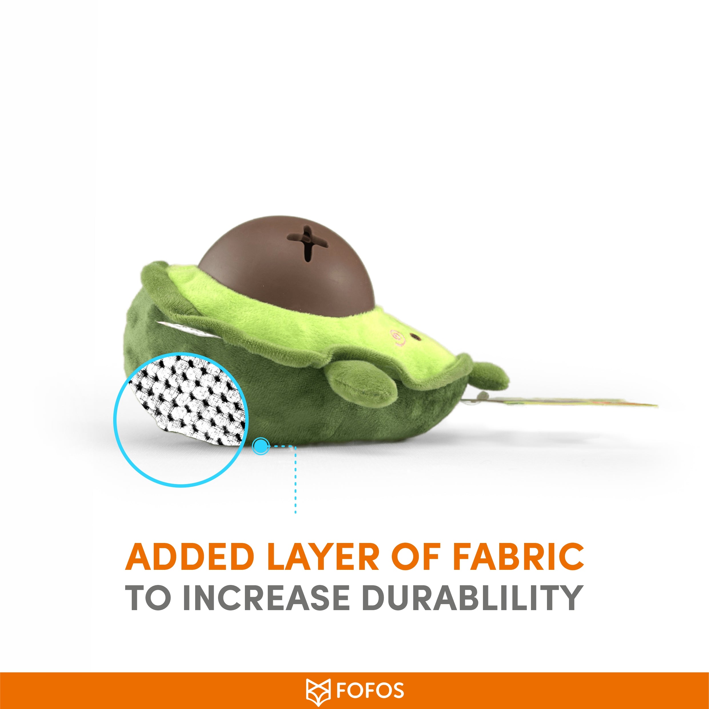 Fofos Cute Treat & Squeak Dog Toy