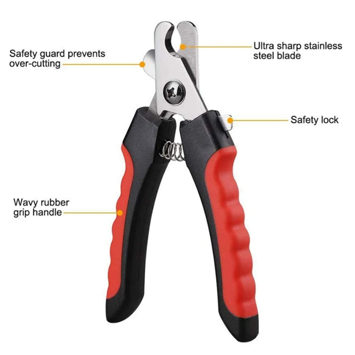 Smarty Pet Stainless Steel Nail Clipper (Color May Vary)