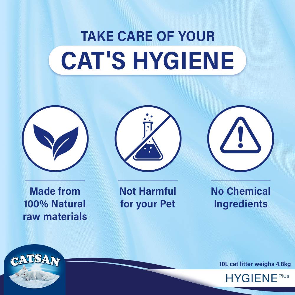 Catsan Hygiene Plus Non Clumping 100% Natural Cat Litter
