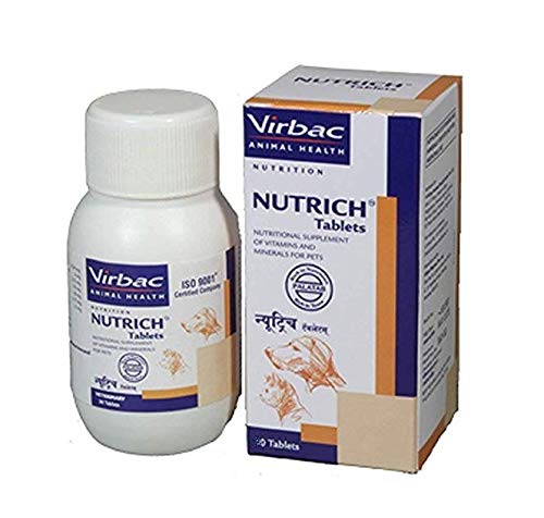Virbac : Nutrich Tablets – Vitamin & Mineral Supplement for Dogs & Cats