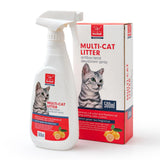 Nunbell Multi-Cat Litter Deodorant Spray – Lemon Green Tea Fragrance