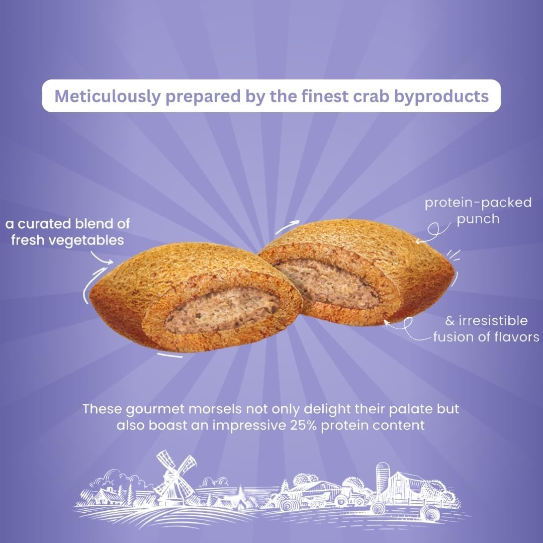 Cat Fest Pillows With Crab Creme Cat Treat