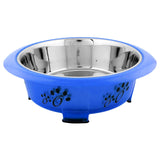 Holy Paws Oval Fusion Bowl With Non-Skid Bottom For Dog (Color May Vary)