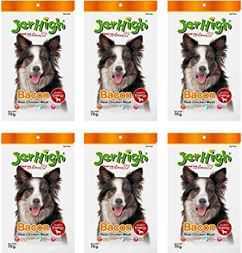 JerHigh Bacon 70 G Pack of 6