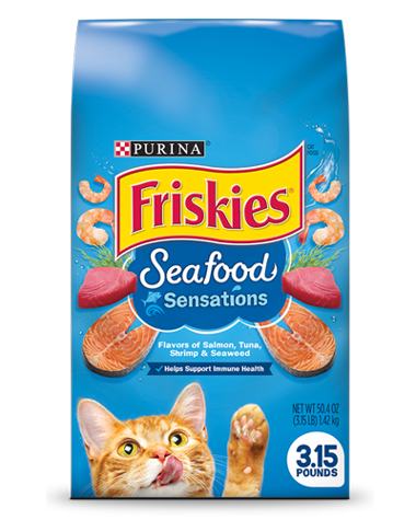 Friskies Seafood Sensations Cat Dry Food