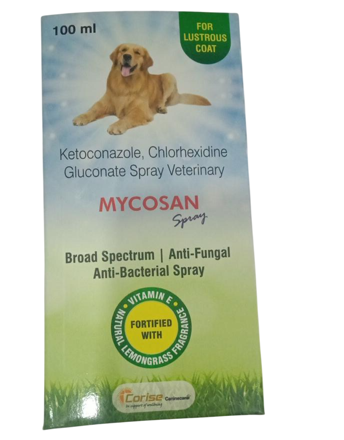 Corise Mycosan Anti-Bacterial Spray For Dogs