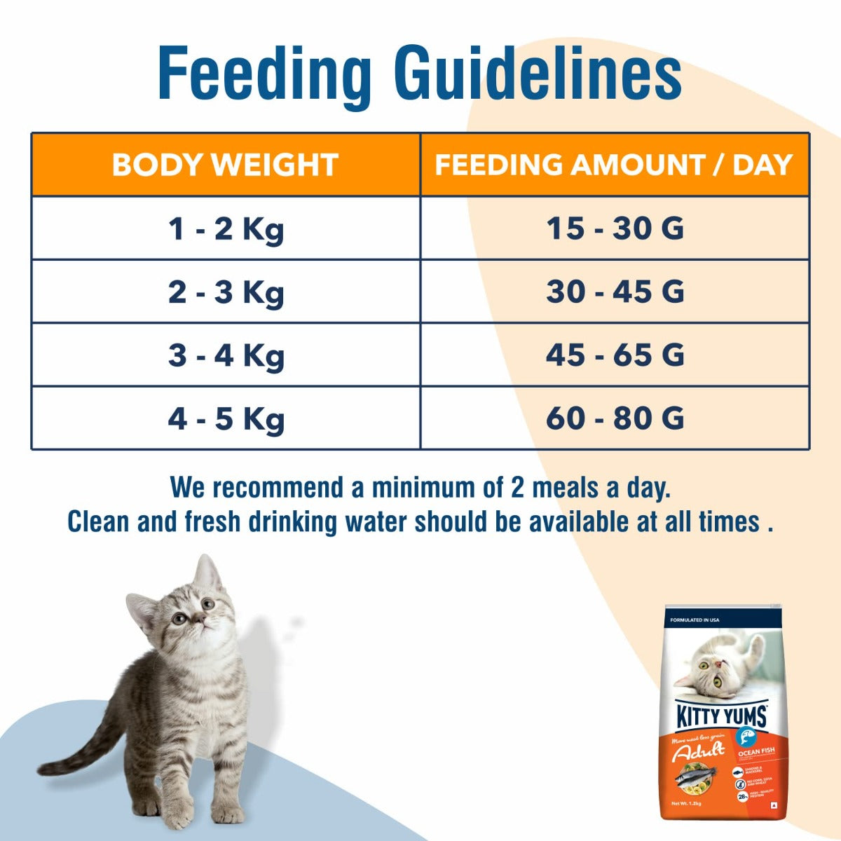 Kitty Yums Ocean Fish Adult Cat Dry Food