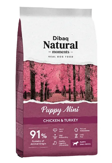 Dibaq Natural Moments Chicken & Turkey Mini Puppy Dry Food