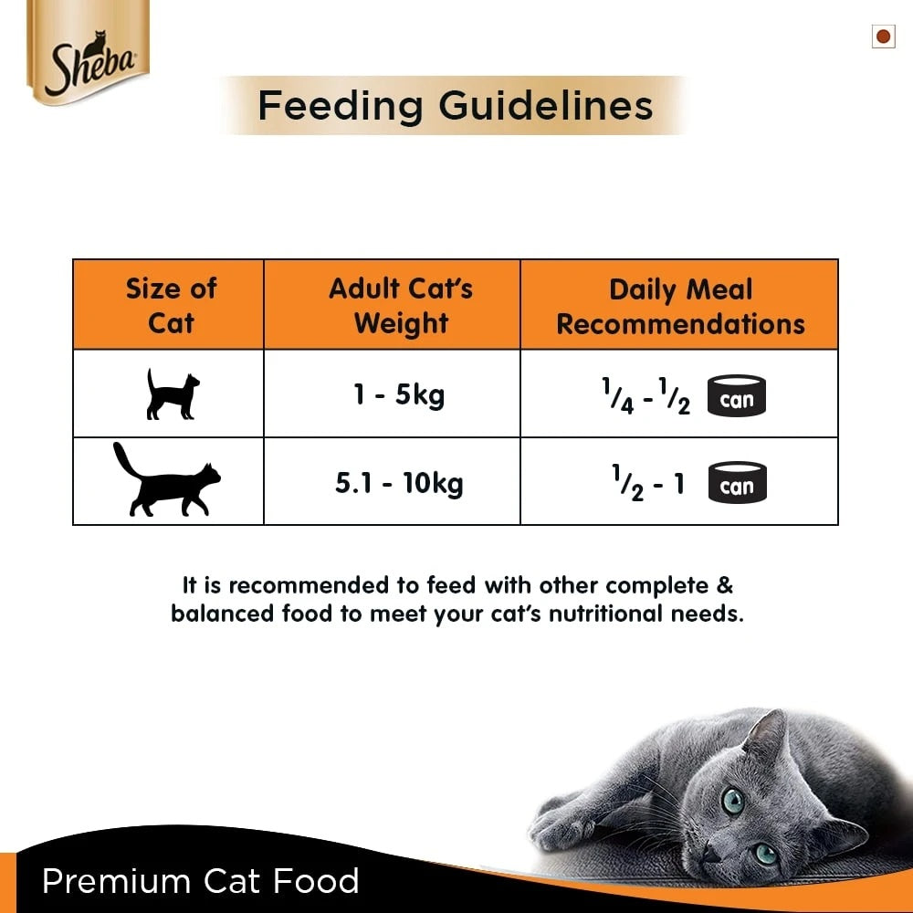 Sheba Succulent Chicken Breast In Gravy Cat Tin