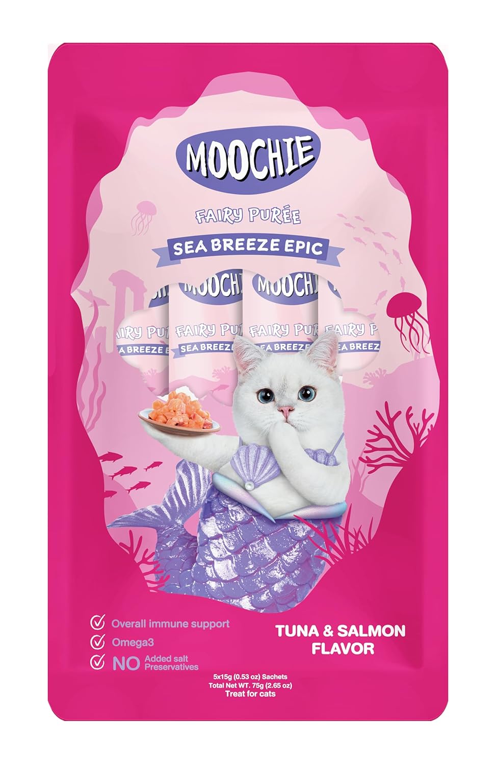 Moochie : Fairy Puree Mystic Forest Tuna & Salmon Cat Treat