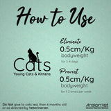 Areion Vet - Feli-Lax - Natural Laxative Hairball Remedy for Cats - Tuna Flavor