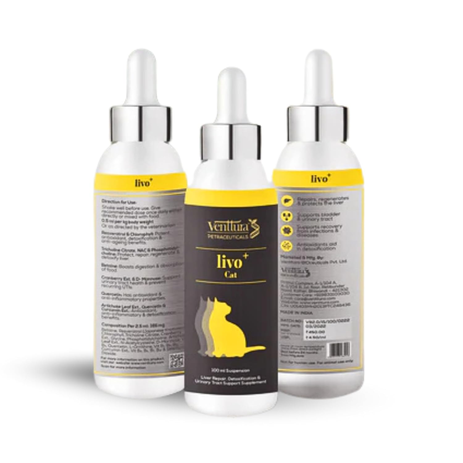 Venttura Livo+ Liver & Urinary Support Supplement for Cats