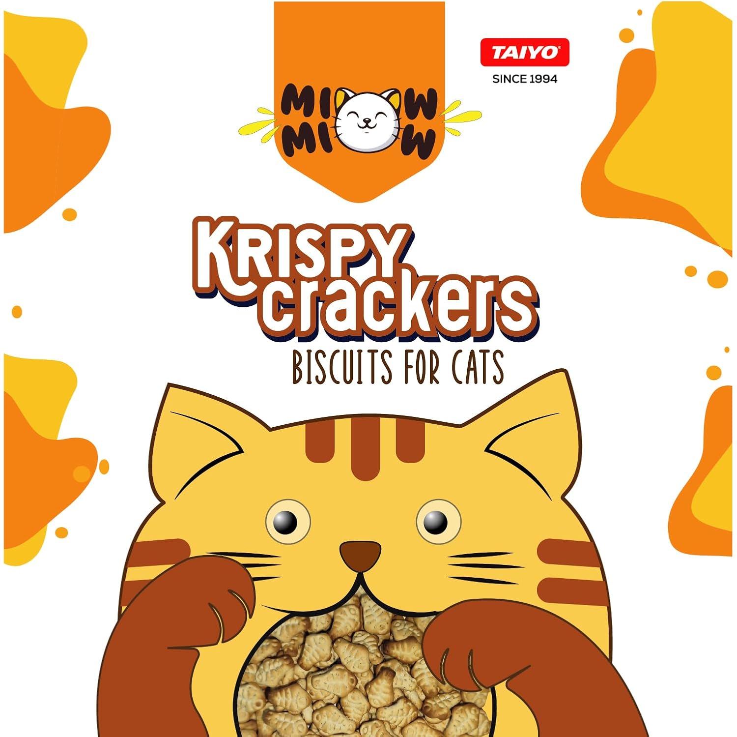 Taiyo : Miow Miow Krispy Crackers Crab Flavour Cat Biscuits