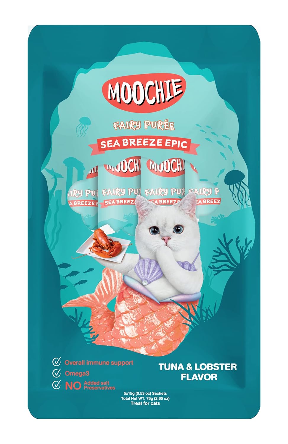 Moochie : Fairy Puree Mystic Forest Tuna & Lobster Cat Treats