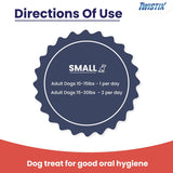 Twistix : Small Wheat-Free Dental Chews – Vanilla Mint Flavor Dog Treats