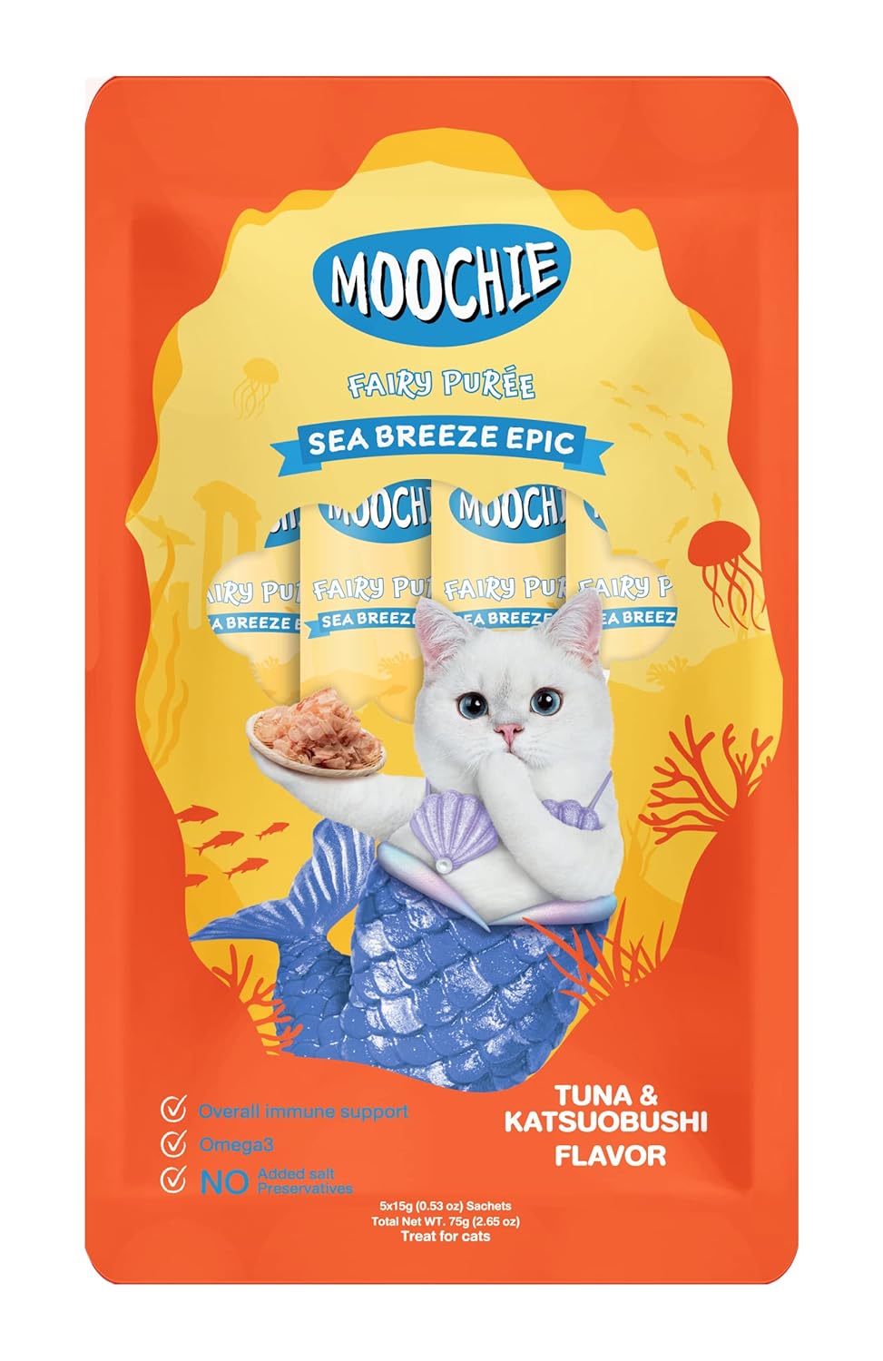 Moochie : Fairy Puree Mystic Forest Tuna & Katsuobushi Cat Treat