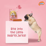 NOVEE : Lamb & Chicken Jerky Treats - Dual-Flavor Dog Treats with Glucosamine