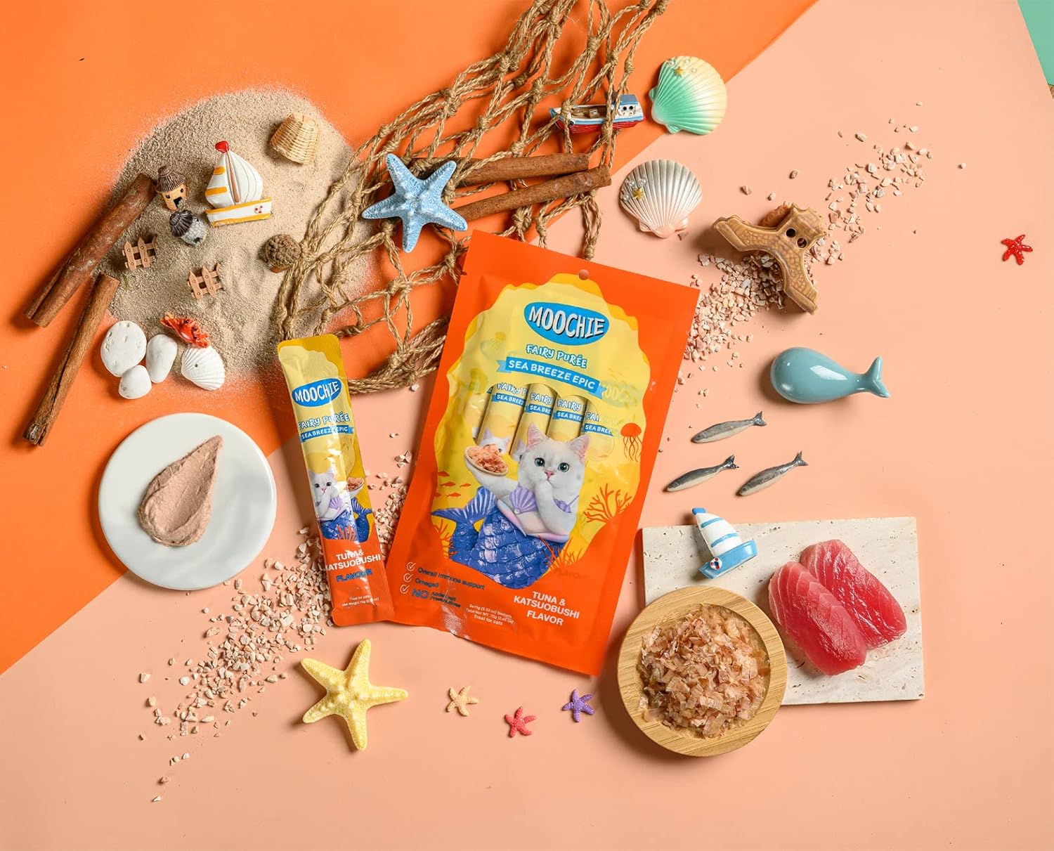 Moochie : Fairy Puree Mystic Forest Tuna & Katsuobushi Cat Treat