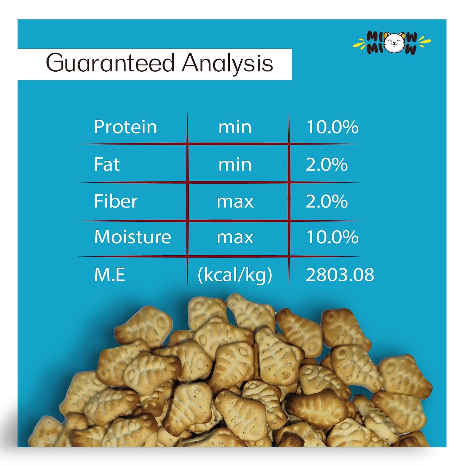 Taiyo : Miow Miow Krispy Crackers Salmon Flavour Cat Biscuits
