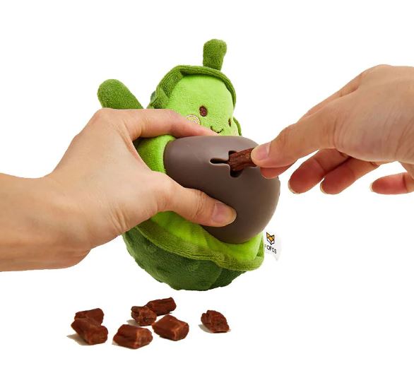 Fofos Cute Treat & Squeak Dog Toy