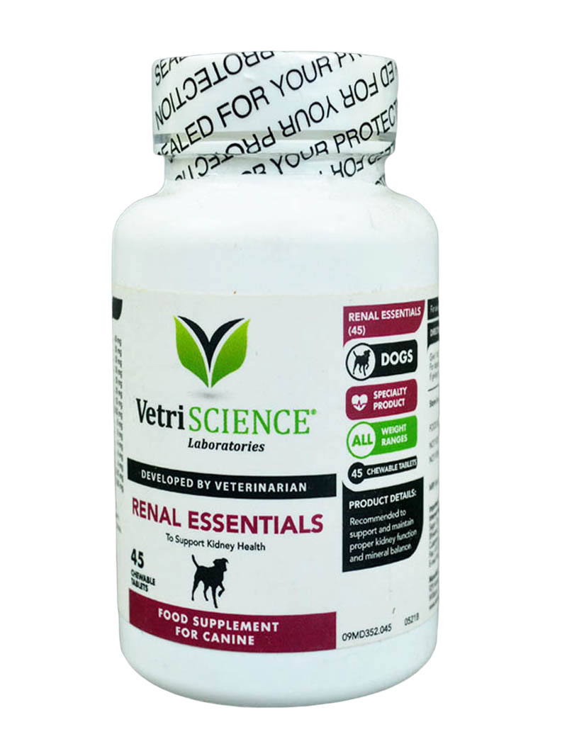 VetriScience Renal Essentials Chewable Tablets for Dogs